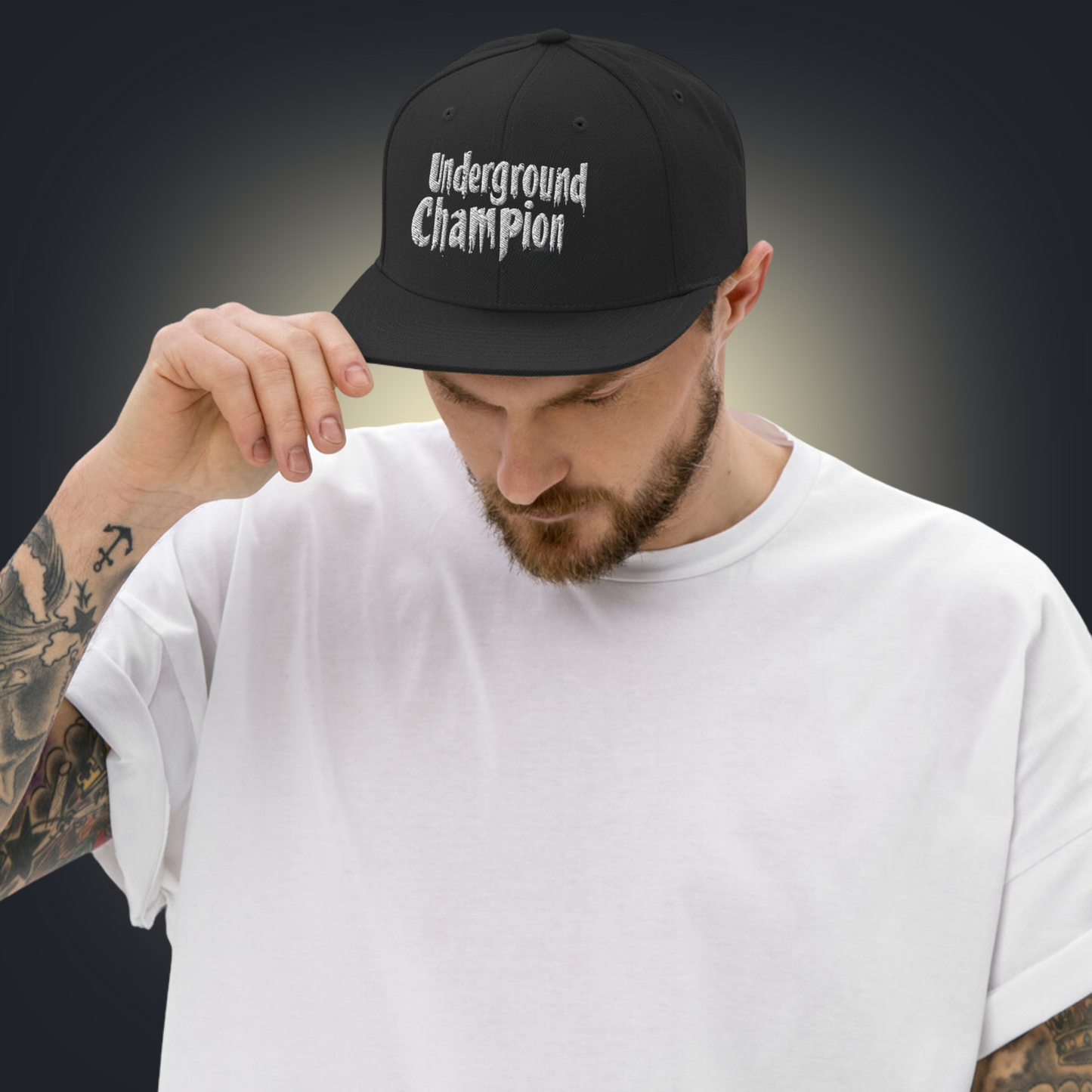 Underground Champion Street Cap Embrodery Series 1